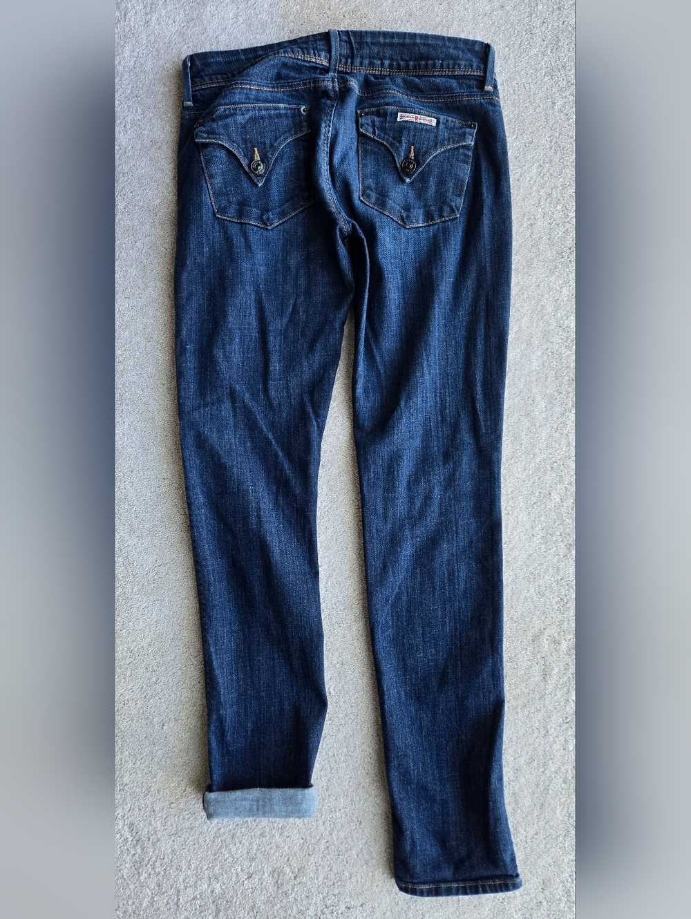 Hudson Jeans Women's Straight Dark Blue Denim